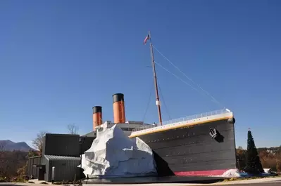 The popular Titanic Museum Attraction in Pigeon Forge.
