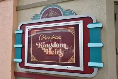 Sign for Kingdom Heirs Christmas show