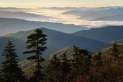 Early morning in the Smoky Mountains