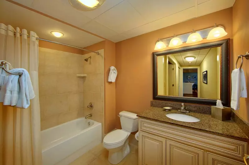bathroom in Pigeon Forge condo