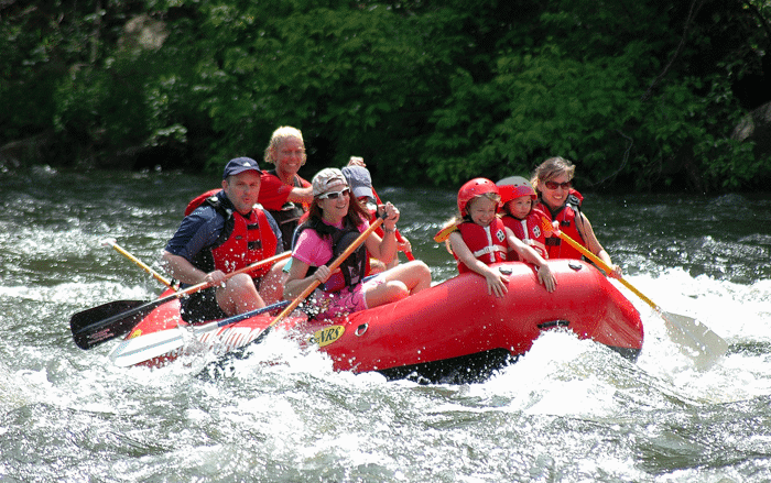 Rafting on the Pigeon River is one of the best things to do in the Smoky Mountains!